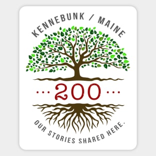 Kennebunk's Bicentennial Celebration Sticker